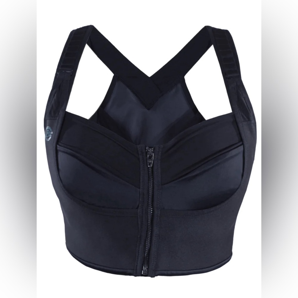 Bloom front zip sports bra - size 3 (adjustable fits 36C - 36F)